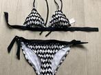 Zwart/Wit Bikini Set maat 42 nieuw, Kleding | Dames, Zwart, Nieuw, Ophalen of Verzenden, Queentex