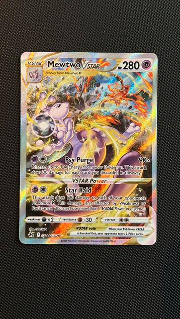 Mewtwo GG44 vstar crown zenith beschikbaar voor biedingen