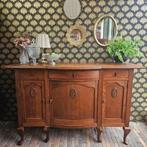Mooie queen ann eikenhouten dressior/commode, Ophalen, Zo goed als nieuw, 50 tot 75 cm