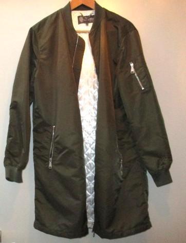 jas dames, Kleding | Dames, Jassen | Winter, Gedragen, Maat 42/44 (L), Groen, Ophalen of Verzenden