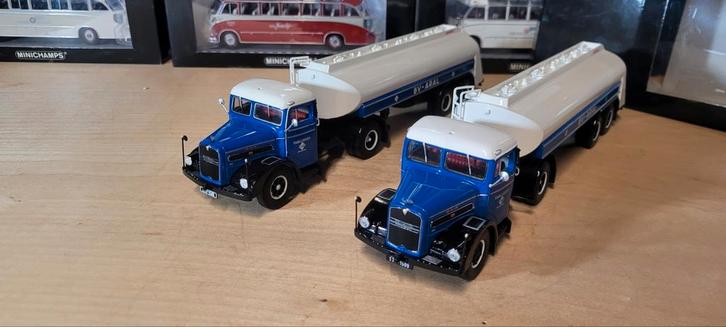 Minichamps MAN F8  ARAL, Hobby en Vrije tijd, Modelauto's | 1:43, Zo goed als nieuw, Bus of Vrachtwagen, MiniChamps, Ophalen of Verzenden