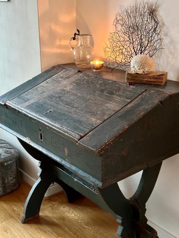 Zweedse schrijftafel uit 1826!, Antiek en Kunst, Antiek | Overige Antiek, Ophalen