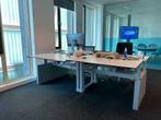 Steelcase Activa design flex werkplek / bureau ( wit ) 50x, Postbus, In hoogte verstelbaar, Ophalen of Verzenden, Zo goed als nieuw