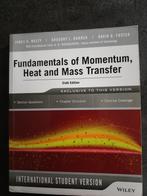 Fundamentals of Momentum, Heat and Mass Transfer, Ophalen of Verzenden, Beta, Zo goed als nieuw, WO