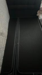Zwart tweepersoonsbed 180x200, Zwart, Tweepersoons, Ophalen of Verzenden, Zo goed als nieuw