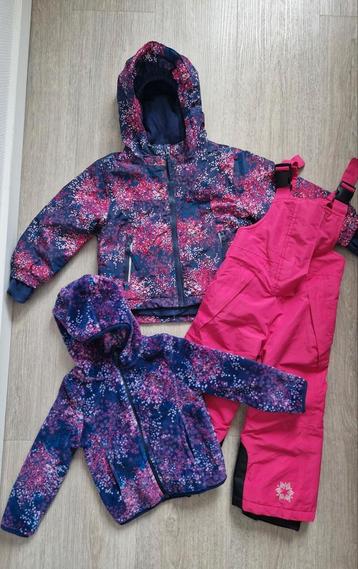 Skipak set Crivit PRO +pulli Lupilu/ maat 86/92 / paars-rose beschikbaar voor biedingen