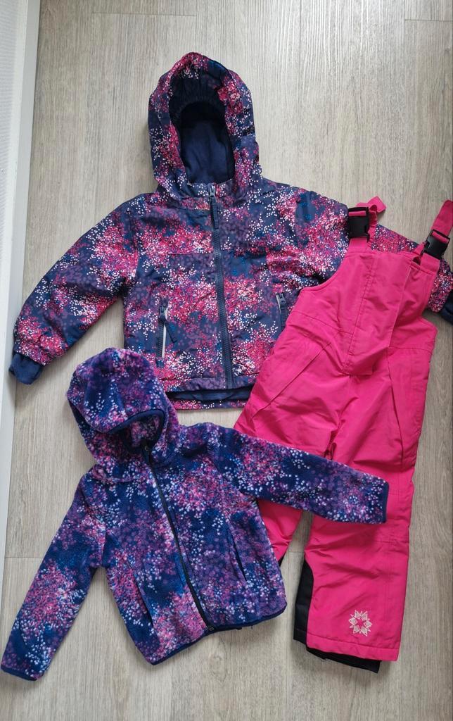 Skipak set Crivit PRO +pulli Lupilu/ maat 86/92 / paars-rose, Kinderen en Baby's, Kinderkleding | Overige, Zo goed als nieuw, Meisje