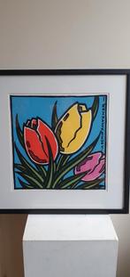 Zeefdruk van Henk Schiffmacher, Antiek en Kunst, Kunst | Litho's en Zeefdrukken, Ophalen of Verzenden