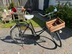 Mooie zwarte omafiets met kratje, Ophalen of Verzenden, Zo goed als nieuw