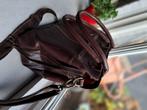 Lederen damestas bruin, Sieraden, Tassen en Uiterlijk, Tassen | Damestassen, Ophalen of Verzenden, Zo goed als nieuw, Bruin, Handtas
