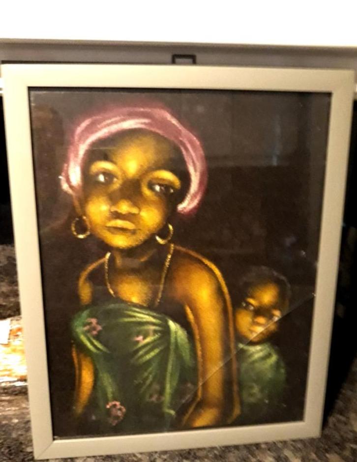 HANDGESCHILDERD SCHILDERIJ{HANDGESCHILDERD OP DOEK/STOF}, Huis en Inrichting, Woonaccessoires | Schilderijen, Tekeningen en Foto's