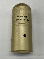 Huls/hulzen geen granaat munitie Nederlandse 40 mm exercitie, Verzamelen, Militaria | Algemeen, Nederland, Ophalen of Verzenden