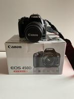 EOS 450 camera Canon, Audio, Tv en Foto, Fotocamera's Digitaal, Ophalen of Verzenden, Gebruikt, Spiegelreflex, Canon