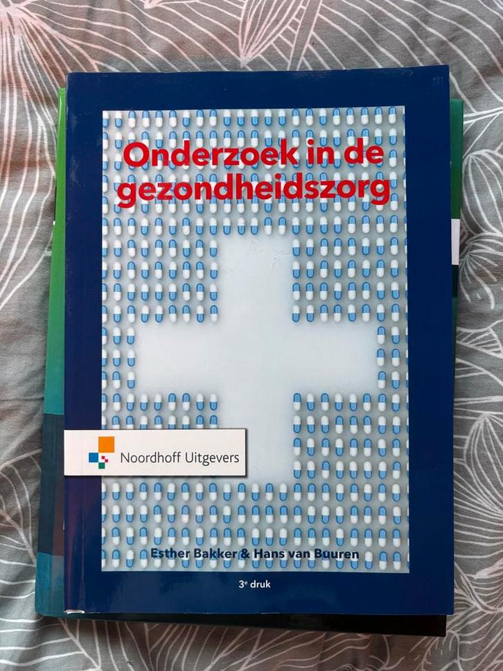 Onderzoek in de gezondheidszorg - MBRT, Boeken, Studieboeken en Cursussen, Zo goed als nieuw, HBO, Beta, Ophalen