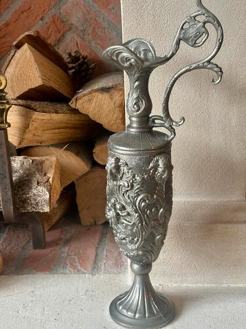 Peltrato Tinnen Sierkan - Victoriaanse Stijl jaren 50 Italy beschikbaar voor biedingen