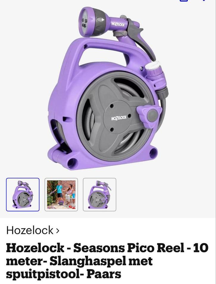 Tuin slang haspel HAZELOCK gebruikt, Tuin en Terras, Tuinslangen, Gebruikt, Ophalen of Verzenden