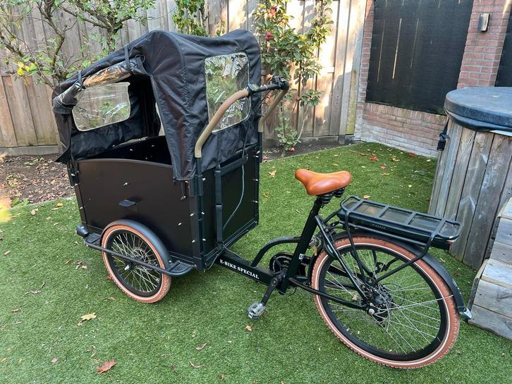 Vogue elektrische bakfiets Troy, Fietsen en Brommers, Fietsen | Bakfietsen, Gebruikt, Overige merken, 4 kinderen of meer, Elektrisch