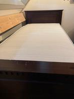 1 Persoons bed, Ophalen, 90 cm, Eenpersoons, Bruin