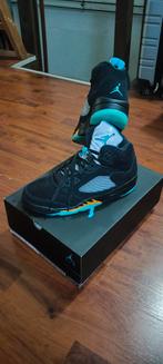 Air Jordan 5 Retro Aqua Maat 46, Nieuw, Ophalen of Verzenden, Zwart