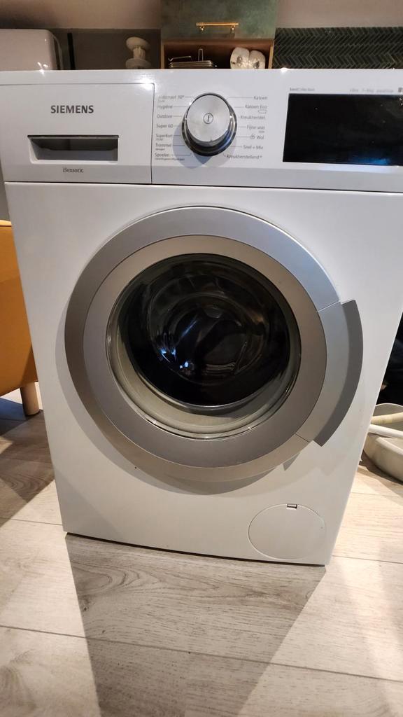 In zeer goede staat Siemens IQ500 Wasmachine A+++, Witgoed en Apparatuur, Wasmachines, Gebruikt, Voorlader, 6 tot 8 kg, 85 tot 90 cm