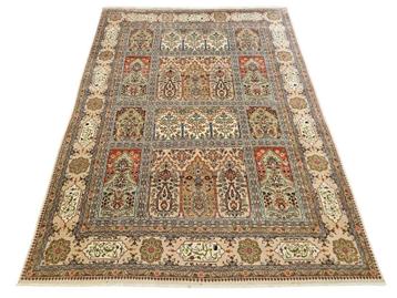 Handmade oriental wool Bakthiar carpet vlakken 263x355cm beschikbaar voor biedingen