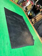 Rest zwarte tuigleer 2 mm dikte half soepel zit vlekken op, Hobby en Vrije tijd, Stoffen en Lappen, Zwart, Leer of Kunstleer, Ophalen of Verzenden