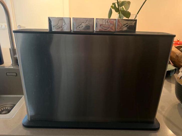 Joseph Joseph Snijplankenset met houder, Huis en Inrichting, Keuken | Keukenbenodigdheden, Gebruikt, Ophalen of Verzenden