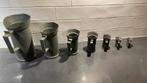 7 zinken maatbekers., Antiek en Kunst, Ophalen of Verzenden