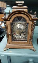 Vintage Nederlandse Warmink-mantelklok – houten 8-daagse taf, Ophalen