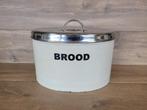 Vintage gave broodtrommel, Ophalen of Verzenden