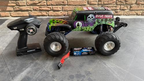 Traxxas Monster Jam Grave Digger, Hobby en Vrije tijd, Modelbouw | Radiografisch | Auto's, Gebruikt, Auto offroad, Elektro, Schaal 1:10