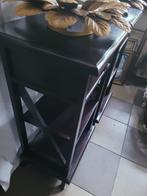 2 vintage teakhouten nachkastjes p/st 29.95, Ophalen, Heikant 21 Kaatsheuvel, Minder dan 45 cm, Belle Vieille Brocante