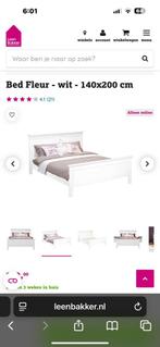 Bed Fleur Leen Bakker 140x200 - Zo goed als nieuw!, Huis en Inrichting, Ophalen, Tweepersoons, 140 cm, Zo goed als nieuw