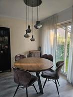 Mooie Eettafellamp - Kleine Beschadiging, Huis en Inrichting, Lampen | Hanglampen, Gebruikt, Ophalen of Verzenden, Glas, Modern