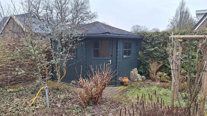 tuinschuur, Tuin en Terras, Tuinhuizen, Gebruikt, Schuur, Hout, 250 tot 500 cm, 200 tot 400 cm, 3 ramen of meer, Ophalen