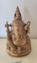 Ganesha Beeld – Messing – ca. 9 cm, Ophalen of Verzenden, Zo goed als nieuw