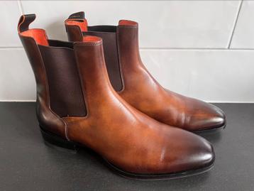 Santoni herenschoenen maat 9.5 / 43.5 als nieuw beschikbaar voor biedingen