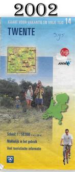 pl12 - ANWB/ Falk  Plattegrond 14: Twente ( 2002 ), Gelezen, Ophalen of Verzenden, Landkaart, 1800 tot 2000