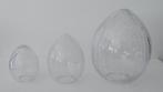 Vintage eieren van Crackle glas. 3 stuks., Ophalen of Verzenden