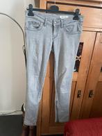 Jeans broek h&m super low super slim 38/M lichtgrijs, H&M, Ophalen of Verzenden, W30 - W32 (confectie 38/40), Grijs