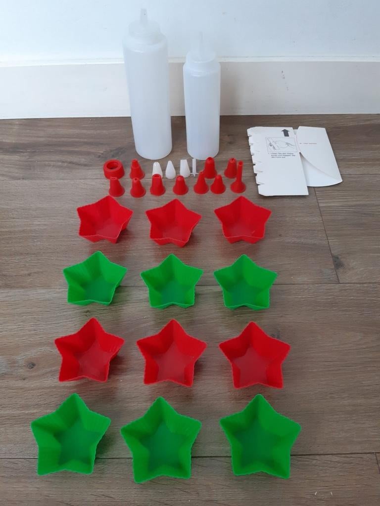 Ster Cupcakes Bakjes, Flesjes, Mondstukken en bakspullen, Ophalen of Verzenden, Zo goed als nieuw, Cupcakes, Overige typen