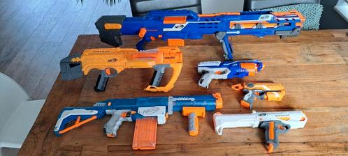 NERF Set 6 stuks, Kinderen en Baby's, Speelgoed | Buiten | Actiespeelgoed, Gebruikt, Ophalen