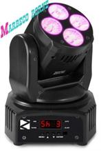 Moving head set, 2 LED mini moving heads in tas, LED effect, Muziek en Instrumenten, Licht en Laser, Kleur, Nieuw, Info@marbeco.nl