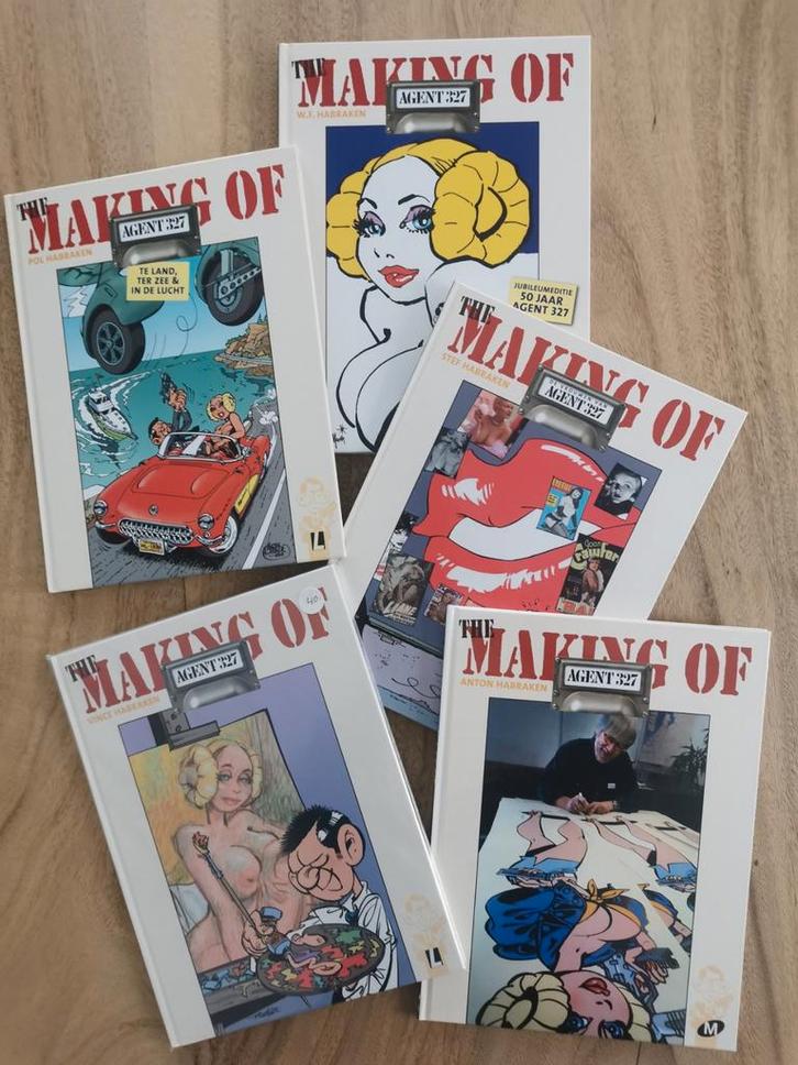 Agent 327 - The Making of (deel 0 t/m 4), Boeken, Stripboeken, Zo goed als nieuw, Complete serie of reeks, Ophalen of Verzenden