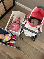 Poppen en buggie en bed, Kinderen en Baby's, Speelgoed | Poppen, Ophalen of Verzenden, Babypop