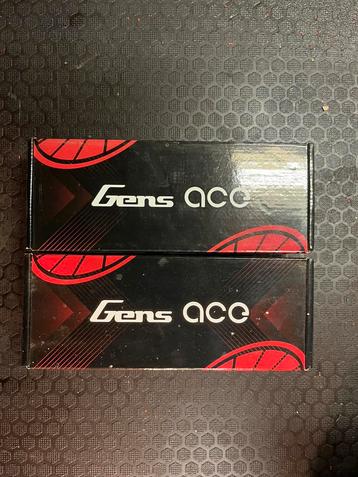 2x Gens Ace Redline LiPos 2s 5800mah en 6000mah beschikbaar voor biedingen