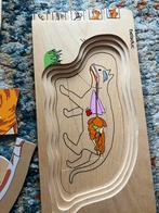 Houten kattenpuzzel, Ophalen, Zo goed als nieuw