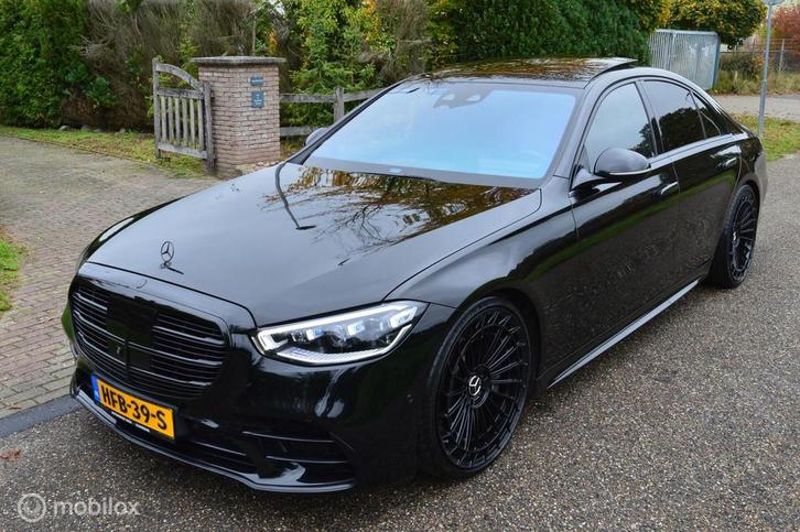 Mercedes S-klasse S580 AMG / 22inch / SHADOW KING / Garantie, Auto's, Mercedes-Benz, Bedrijf, Te koop, S-Klasse, 360° camera, ABS