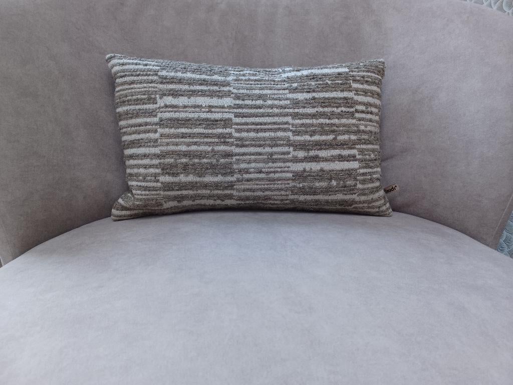 (Sier)kussen, Ophalen of Verzenden, Zo goed als nieuw, Grijs, Rechthoekig