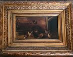 Schilderij Marijnissen: Kippen in stal, Ophalen of Verzenden